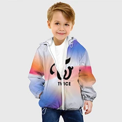 Куртка с капюшоном детская TWICE, цвет: 3D-белый — фото 2