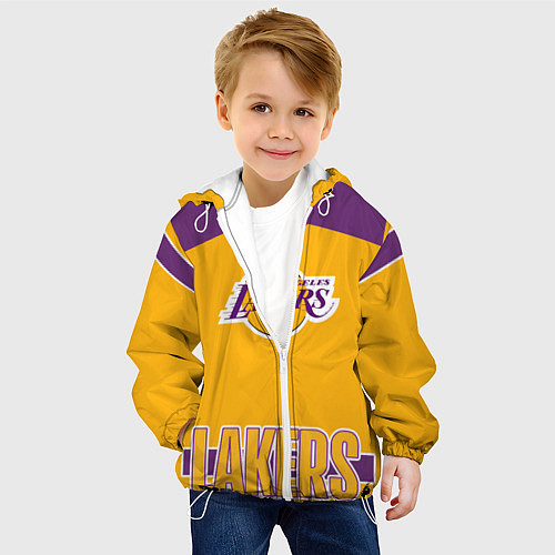 Детская куртка Los Angeles Lakers / 3D-Белый – фото 4