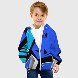 Куртка с капюшоном детская Моя геройская академия, цвет: 3D-белый — фото 2