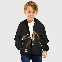 Куртка с капюшоном детская Kobe Bryant, цвет: 3D-черный — фото 2