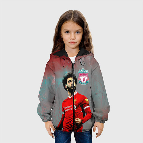 Детская куртка Mohamed Salah / 3D-Черный – фото 3