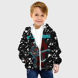 Куртка с капюшоном детская LIMP BIZKIT, цвет: 3D-белый — фото 2