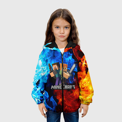Детская куртка MINECRAFT / 3D-Черный – фото 3