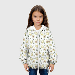 Куртка с капюшоном детская АВОКАДО, цвет: 3D-белый — фото 2