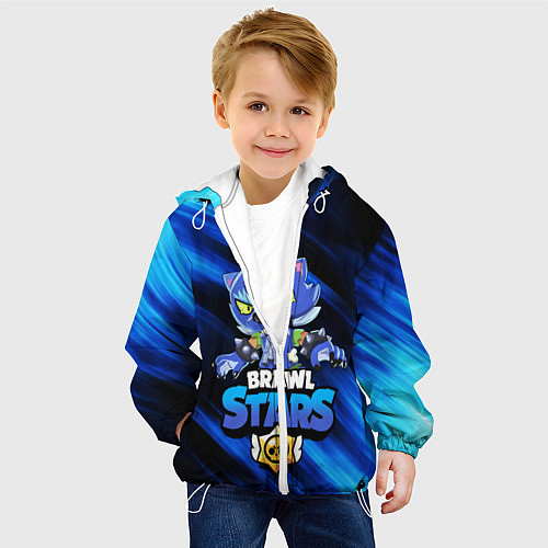 Детская куртка BRAWL STARS LEON / 3D-Белый – фото 4