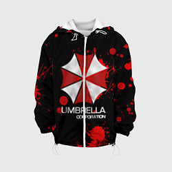 Куртка с капюшоном детская UMBRELLA CORP, цвет: 3D-белый