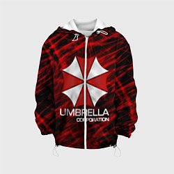 Куртка с капюшоном детская UMBRELLA CORP, цвет: 3D-белый