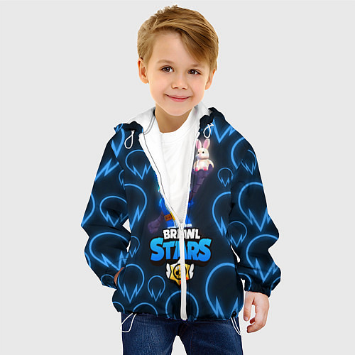 Детская куртка Brawl Stars Wizard Barley / 3D-Белый – фото 4