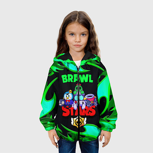 Детская куртка BRAWL STARS Пламя / 3D-Черный – фото 3