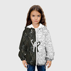 Куртка с капюшоном детская ЪУЪ, цвет: 3D-белый — фото 2