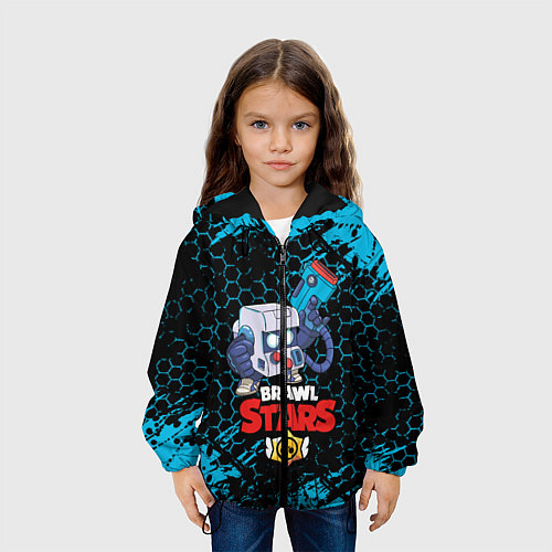Детская куртка BRAWL STARS 8-BIT / 3D-Черный – фото 3