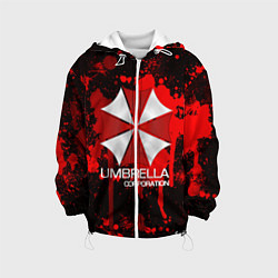 Куртка с капюшоном детская UMBRELLA CORP, цвет: 3D-белый