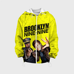Куртка с капюшоном детская Brooklyn Nine-Nine, цвет: 3D-белый