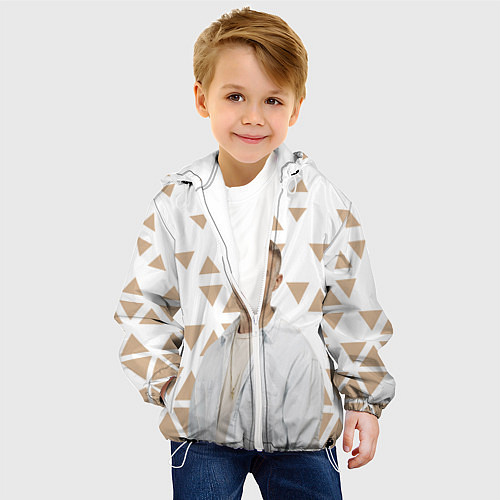 Детская куртка Егор Крид / 3D-Белый – фото 4