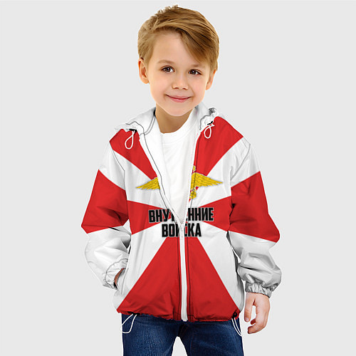 Детская куртка Внутренние Войска / 3D-Белый – фото 4