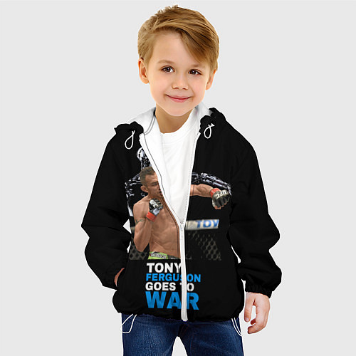 Детская куртка Tony Ferguson / 3D-Белый – фото 4
