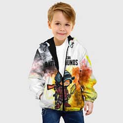 Куртка с капюшоном детская PUBG, цвет: 3D-черный — фото 2