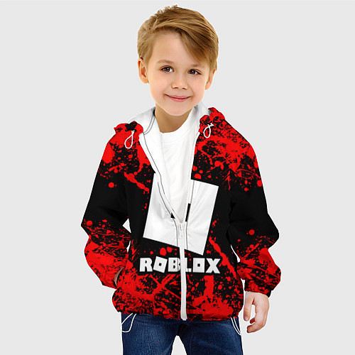 Детская куртка Roblox / 3D-Белый – фото 4