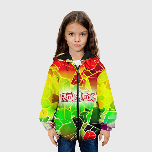 Детская куртка Роблокс / 3D-Черный – фото 3