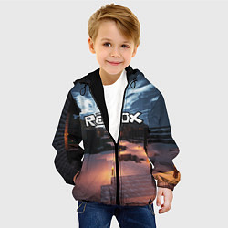 Куртка с капюшоном детская ROBLOX, цвет: 3D-черный — фото 2