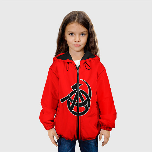 Детская куртка Анархия / 3D-Черный – фото 3