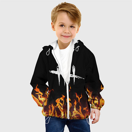 Детская куртка DEAD BY DAYLIGHT / 3D-Белый – фото 4