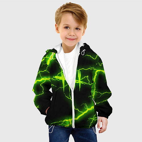 Детская куртка DEAD BY DAYLIGHT / 3D-Белый – фото 4
