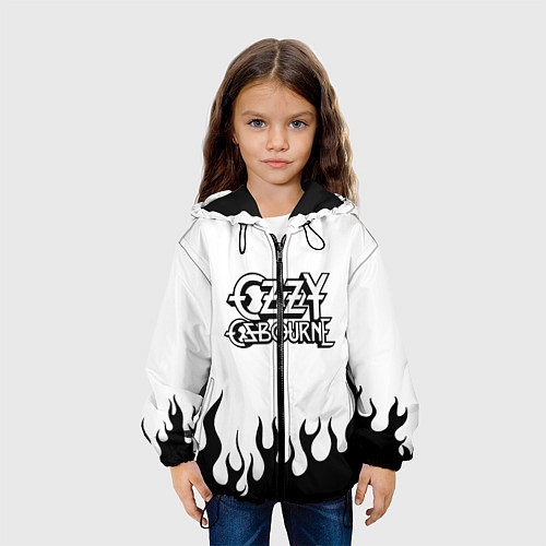 Детская куртка Ozzy Osbourne / 3D-Черный – фото 3