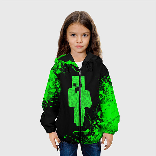 Детская куртка MINECRAFT / 3D-Черный – фото 3