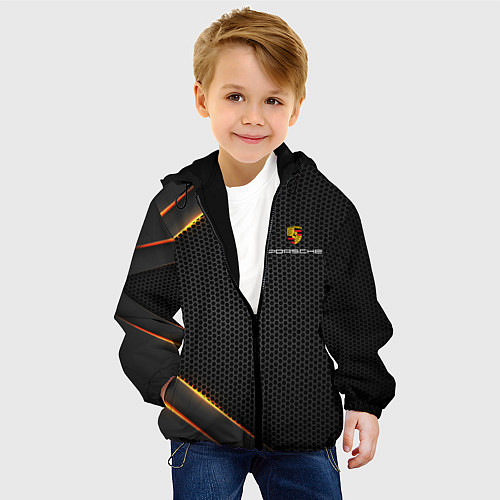Детская куртка PORSCHE / 3D-Черный – фото 4