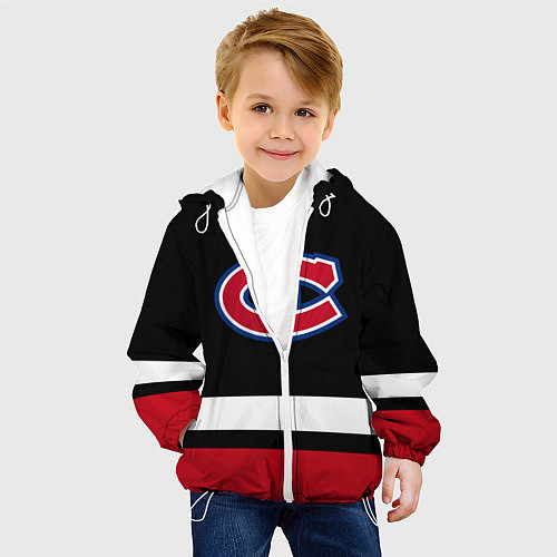 Детская куртка Монреаль Канадиенс / 3D-Белый – фото 4