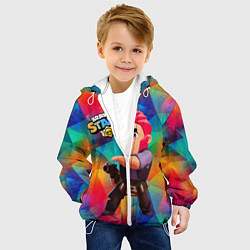 Куртка с капюшоном детская Brawl Stars Colt Кольт, цвет: 3D-белый — фото 2
