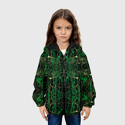 Куртка с капюшоном детская Древо, цвет: 3D-черный — фото 2
