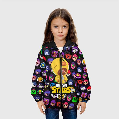 Детская куртка BRAWL STARS SALLY LEON / 3D-Черный – фото 3