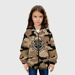 Куртка с капюшоном детская ВДВ СССР, цвет: 3D-черный — фото 2