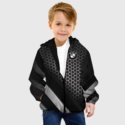 Детская куртка BMW / 3D-Черный – фото 4