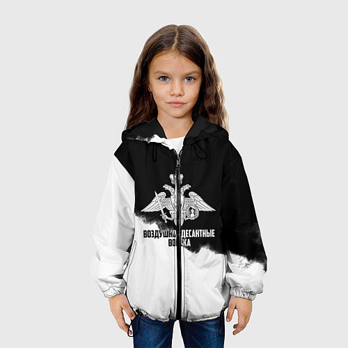 Детская куртка Воздушно - десантные войска / 3D-Черный – фото 3
