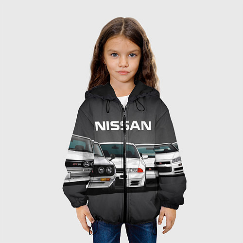 Детская куртка NISSAN / 3D-Черный – фото 3