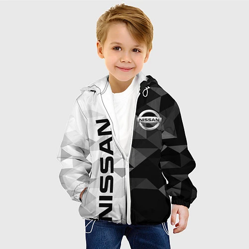 Детская куртка NISSAN / 3D-Белый – фото 4