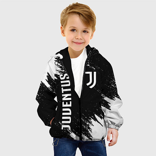 Детская куртка JUVENTUS / 3D-Черный – фото 4