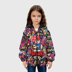 Куртка с капюшоном детская BRAWL STARS: PAM, цвет: 3D-черный — фото 2