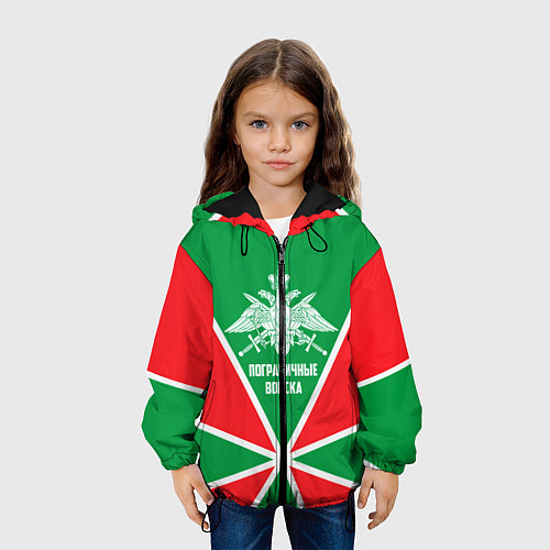 Детская куртка Пограничные Войска / 3D-Черный – фото 3