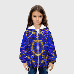 Куртка с капюшоном детская GEOMETRY PSY, цвет: 3D-белый — фото 2