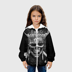 Куртка с капюшоном детская Iron Maiden, цвет: 3D-белый — фото 2