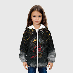 Куртка с капюшоном детская Стальной алхимик, цвет: 3D-белый — фото 2