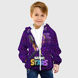 Куртка с капюшоном детская Brawl stars Шелли, цвет: 3D-белый — фото 2