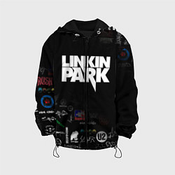 Куртка с капюшоном детская LINKIN PARK, цвет: 3D-черный
