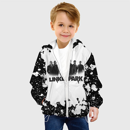 Детская куртка LINKIN PARKспина / 3D-Белый – фото 4