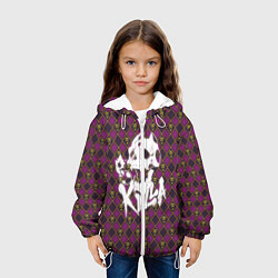 Куртка с капюшоном детская Killer Queen, цвет: 3D-белый — фото 2