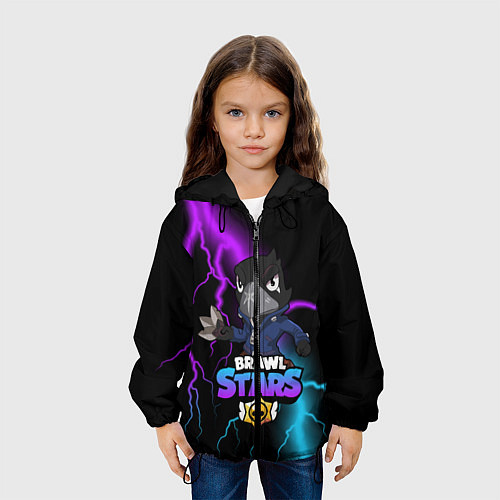 Детская куртка BRAWL STARS CROW / 3D-Черный – фото 3